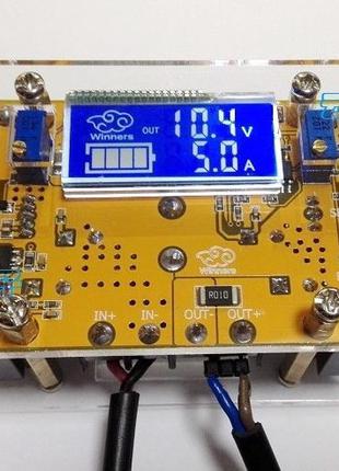 DC-DC Понижающий преобразователь c ЖК-дисплеем, IN 7-40V / OUT...