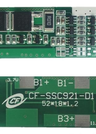 BMS Контроллер,плата защиты 4S li-Ion 16.8V 6А