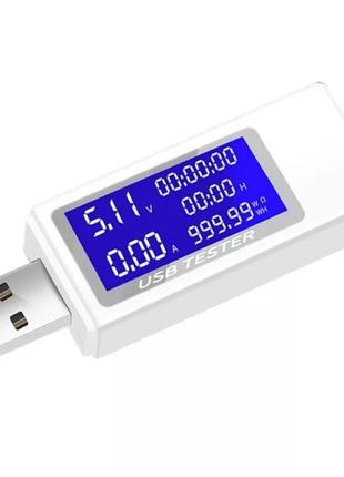 USB-тестер Keweisi (KWS-1705A) для измерения напряжения,ёмкост...