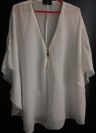 Нарядная блуза батал бренда ax paris p.m/l/xl