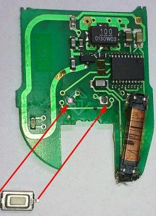 Пайка/перепайка кнопок у автомобільних/автоключах