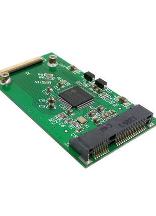 Переходник ZIF ― mSATA (mini PCIe) SSD 50 мм адаптер замена HD...