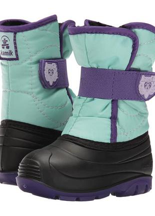 Дитячі чоботи kamik snowbug 3 snow boot, 100% оригінал