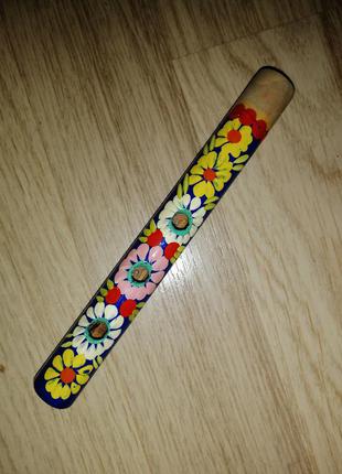 Игрушка петрiкiвка сувенир флейта деревянная дудочка