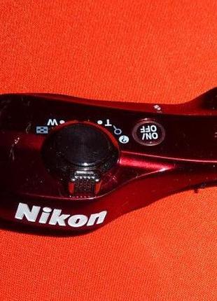 Корпус Nikon Coolpix L610 (верхняя часть с кнопкой) красный