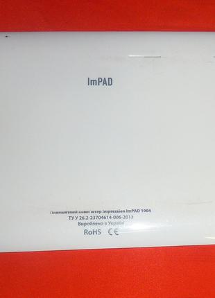 Крышка Impression ImPAD 1004 корпуса Б/У!!! для планшета