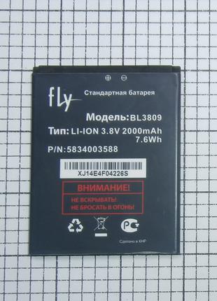 Аккумулятор Fly BL3809 батарея для телефона Б/У!!! ORIGINAL