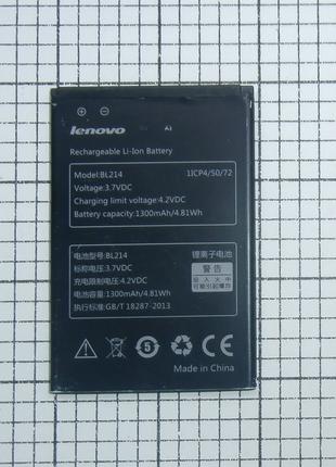 Аккумулятор Lenovo BL214 батарея для телефона Б/У!!! ORIGINAL