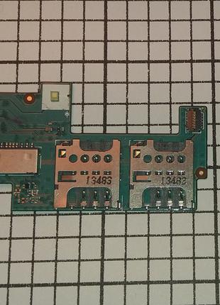 Конектор SIM/ плата Sony C2305 Xperia C для телефона ORIGINAL