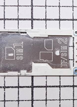 SIM лоток Xiaomi Redmi Note 4 (Mido) microSD для телефона сини...