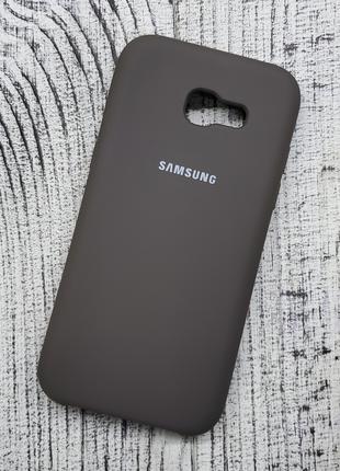 Чехол Samsung A320F Galaxy A3 2017 силиконовый коричневый для ...