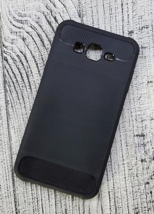 Чехол Samsung J710F Galaxy J7 (2016) силиконовый черный для те...