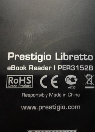 Электронная книга Prestigio Libretto PER3152B