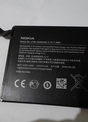 Оригинальный аккумулятор б.у. Nokia Lumia 925 BL-4YW