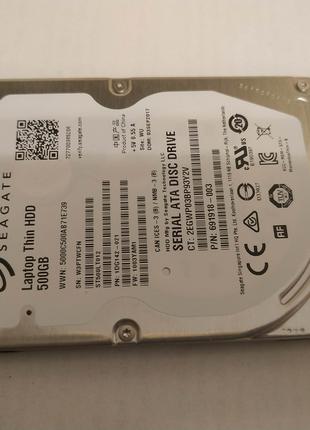 Жесткий диск б.у. slim тонкий 500 гб seagate st500LT012