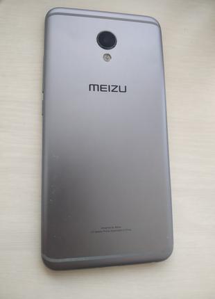 Крышка оригинал б.у. для телефона Meizu MX6 цвет серый