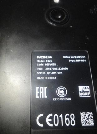 Средняя часть оригинал б.у. для nokia lumia 1320