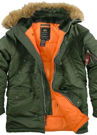 Парка аляска alpha industries n3b slim fit