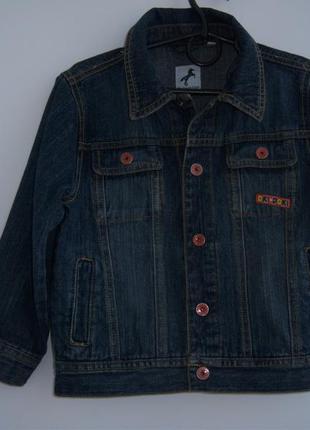 Курточка -ветровка детская джинсовая  фирмы palomino рост  110см.