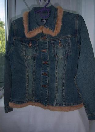 Курточка джинсова жіноча   р. евро 38