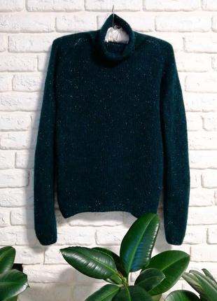 Изумрудный свитер с люрексом