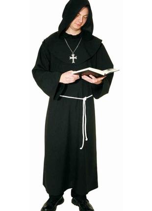Монах, священик кат туніка з капюшоном на хеллоуїн