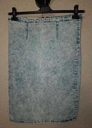 Джинсовая юбка-варенка (код 021)