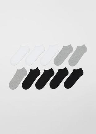 Комплект коротких мужских носков h&m