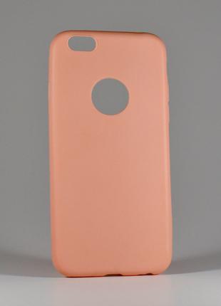 Защитный чехол на Iphone 6 тонкий розовый
