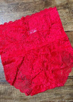 Cherry Red Lace Panties