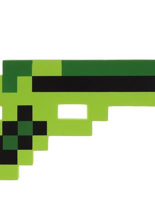 Пистолет Minecraft Зеленый 19.5х12х1.5 см