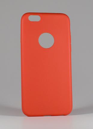 Защитный чехол на Iphone 6s тонкий красный