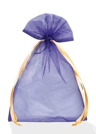 Фиолетовый мешочек из органзы ив роше