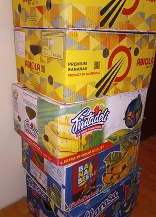 Ящик картонный из под банан. ( бананка )