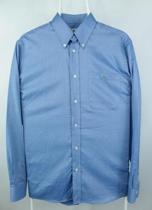 Стильна класична сорочка lacoste regular fit blue shirt
