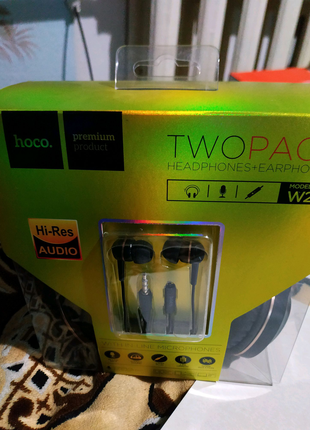 Навушники Hoco W24 TwoPack.Нові.