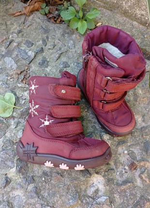 Термо чобітки чоботи сапоги ботинки elefanten  tex 22розм(14,5...