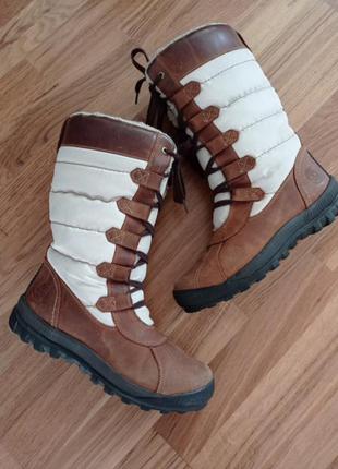 Зимові термо чоботи чоботи чобітки timberland waterproof 6910b...