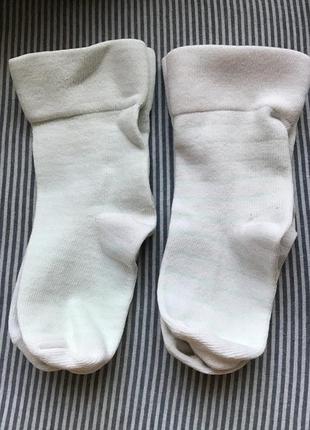 Носки носочки 9-18 м білі