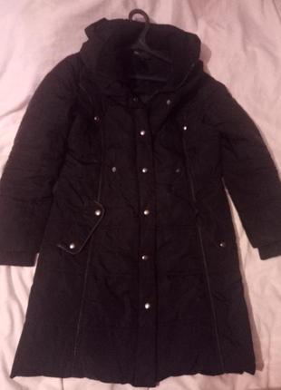 Удлиненная женская зимняя куртка mango