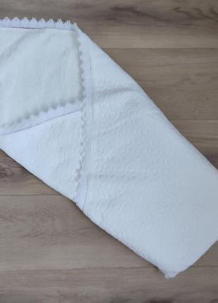 Плед на травке белоснежное плюшевое одеяло для новорожденных к...