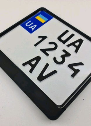 Рамка для мото номера Украины подномерник мотоцикл