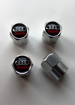 Колпачки На Ниппеля Золотник С Логотипом Ауди Audi
