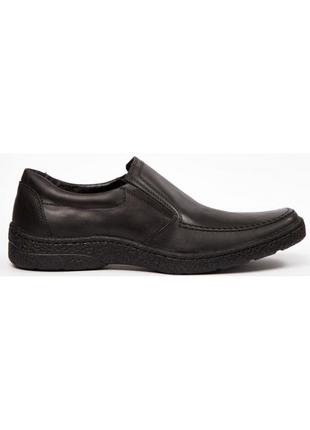 Мужские кожаные туфли комфорт konors сlasic leather