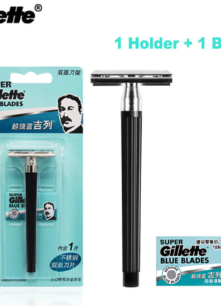 Станок для бритья Gillette Blue Blades + лезвие Т-образный