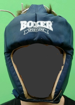 Шлем боксерский открытый Кожвинил BOXER