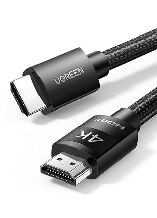 Высокоскоростной HDMI шнур кабель UGREEN 4K HDMI 2.0 в нейлоно...