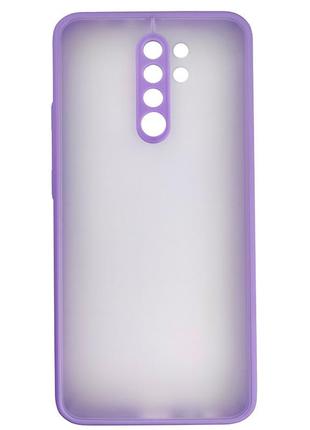 Чехол totu camera protection для xiaomi redmi 9 light violet