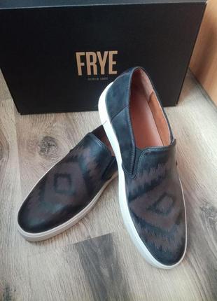 Слипоны мужские кожаные frye. оригинал из сша.