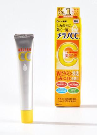 Отбеливающая эссенция для лица rohto melano cc essence